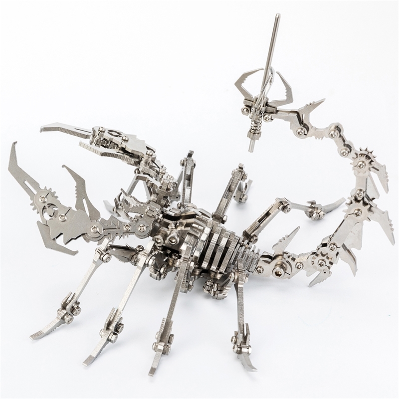 Robot Insect Scorpion 3D Steel Metal Finished DIY Joint Mobility Miniature Model Kits Puzzle Toys Boy Splicing Hobby Building Y200421
Robot Insect Scorpion 3D Steel Metal Finished DIY Joint Mobility Miniature Model Kits Puzzle Toys Boy Splicing Hobby Building Y200421