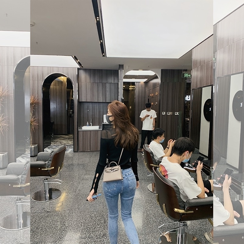 Women's tops summer new long-sleeved female ladies temperament short knit cardigan thin coat knit top 201031