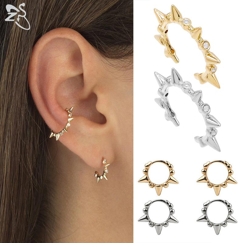 ZS 925 Sterling Silver Hoop Earring For Women Gold Silver Color Geometric Rivet Design Earrings Statement Party Jewelry Gift
ZS 925 Sterling Silver Hoop Earring For Women Gold Silver Color Geometric Rivet Design Earrings Statement Party Jewelry Gift