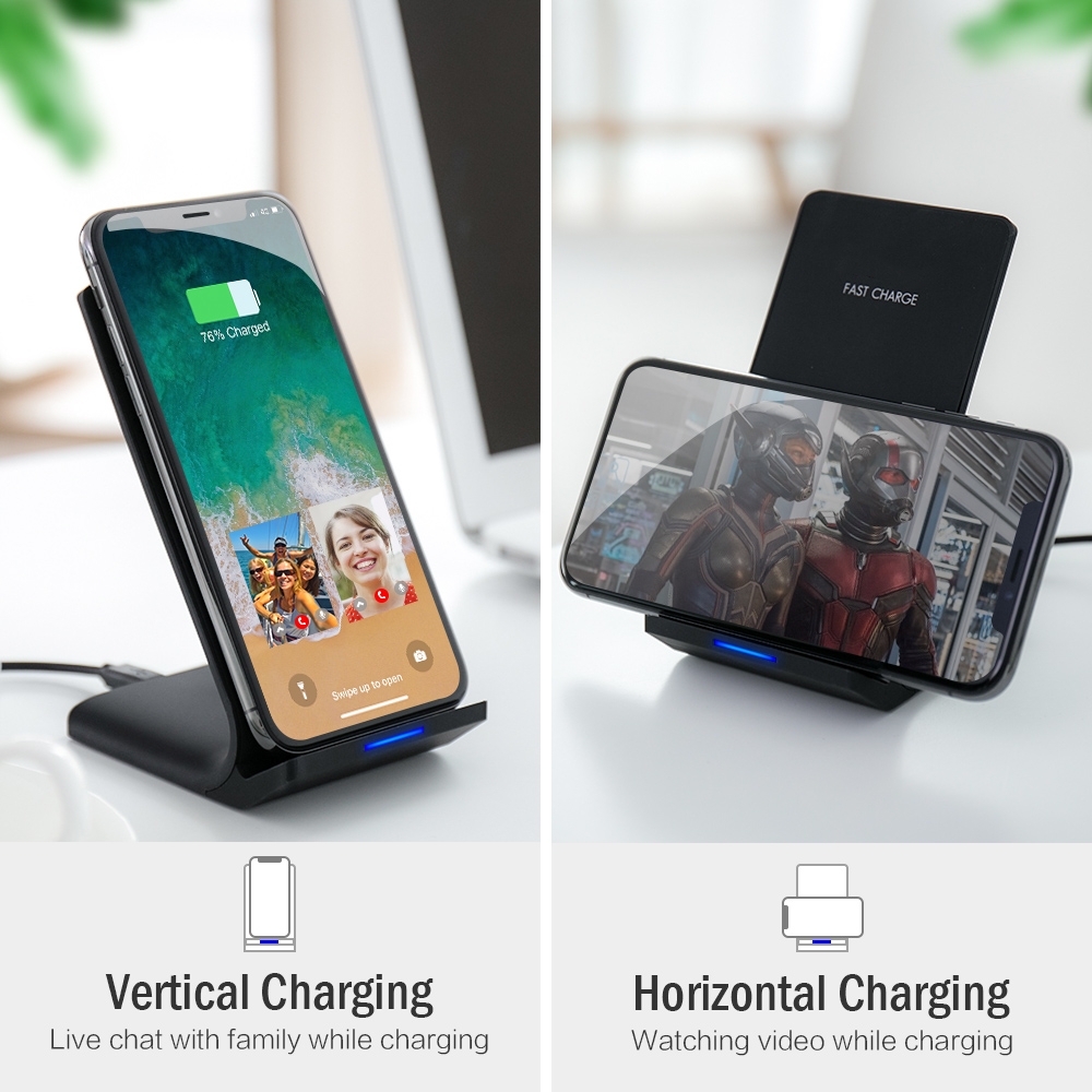 FDGAO Qi 20W Wireless Charger Quick Charge Stand Dock Fast Charging for iPhone 13 12 11 Pro 8 X XS Max XR Samsung
FDGAO Qi 20W Wireless Charger Quick Charge Stand Dock Fast Charging for iPhone 13 12 11 Pro 8 X XS Max XR Samsung