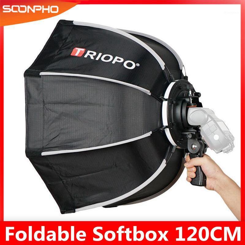 TRIOPO 120cm Foldable Softbox Octagon Soft box w/Handle for Godox Yongnuo Speedlite Flash Light photography studio accessories1
TRIOPO 120cm Foldable Softbox Octagon Soft box w/Handle for Godox Yongnuo Speedlite Flash Light photography studio accessories1