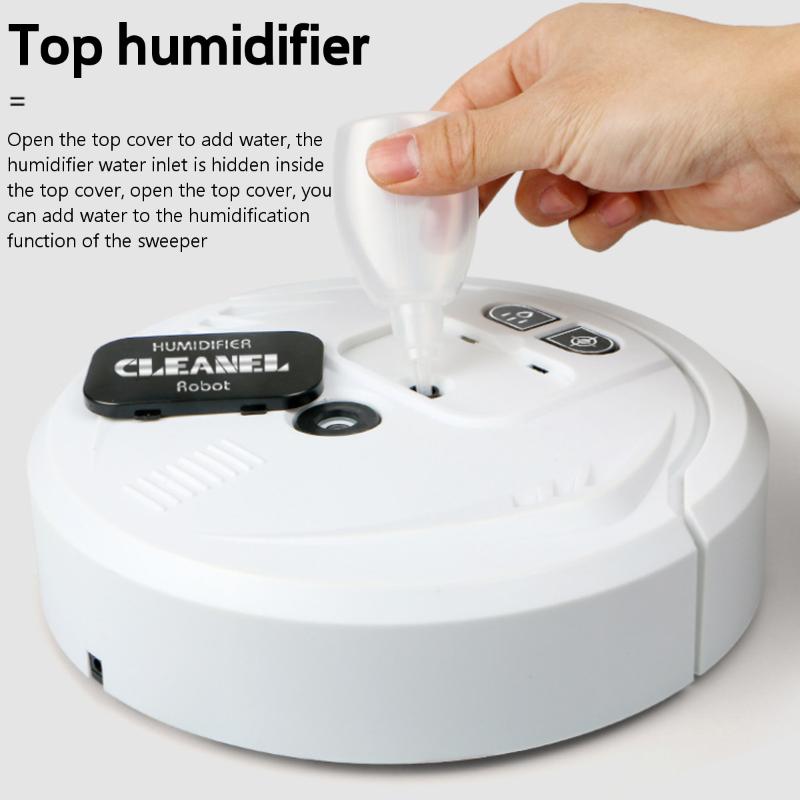 Vacuum Cleaners Fully Automatic Multifunctional Smart Robot Cleaner USB Charging Sweeping Dry And Wet Spray Mop Aerosol Disinfecti