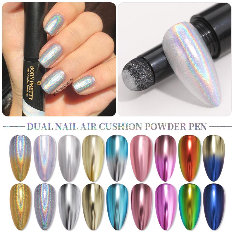 BORN PRETTY 1g Double Headed Nail Powder Cushion Pen Colorful Mirror Aurora Holographics Nail Glitter Chrome Dust Decoration
BORN PRETTY 1g Double Headed Nail Powder Cushion Pen Colorful Mirror Aurora Holographics Nail Glitter Chrome Dust Decoration