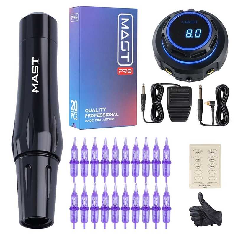 Mast RCA Pmu Permanent Makeup Tattoo Machine Pen Kit with OLED Display Power Supply Pro Cartridge Needles Set 220125
Mast RCA Pmu Permanent Makeup Tattoo Machine Pen Kit with OLED Display Power Supply Pro Cartridge Needles Set 220125
