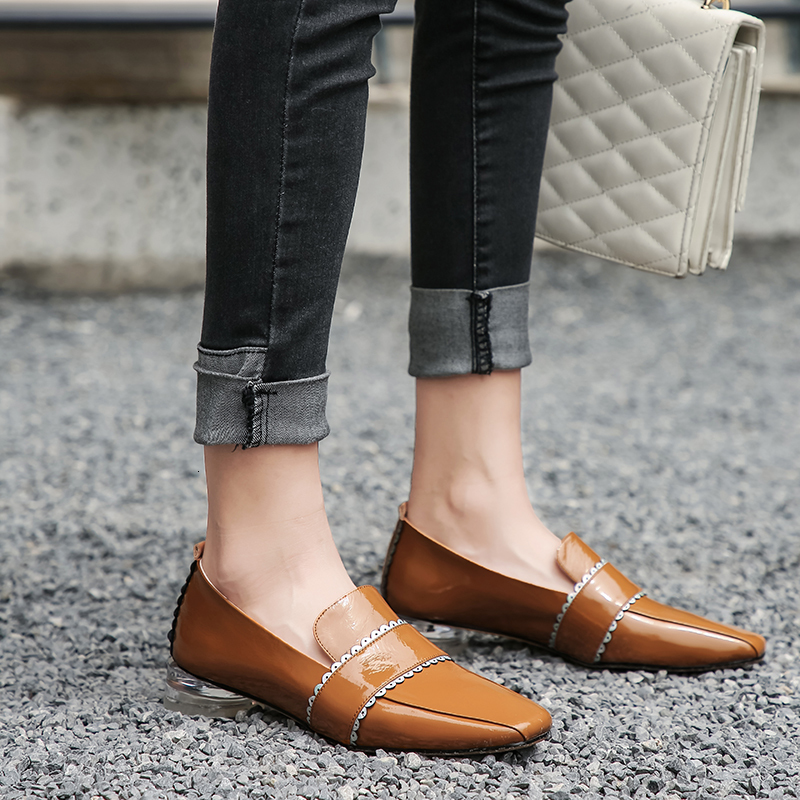 2021 Female Pumps Genuine Shoes Size 22-24.5 Cm Length of Foot Toe Transparent Heel Patent YDAI, Violet
2021 Female Pumps Genuine Shoes Size 22-24.5 Cm Length of Foot Toe Transparent Heel Patent YDAI, Violet