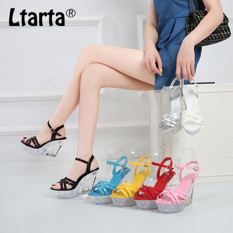 LTARTA Sexy Slope Heel 10cm Nightclub High Heels Trendy Women's Shoes Catwalk Pole Dance Shoes Crystal LFD-1101-4, White
LTARTA Sexy Slope Heel 10cm Nightclub High Heels Trendy Women's Shoes Catwalk Pole Dance Shoes Crystal LFD-1101-4, White