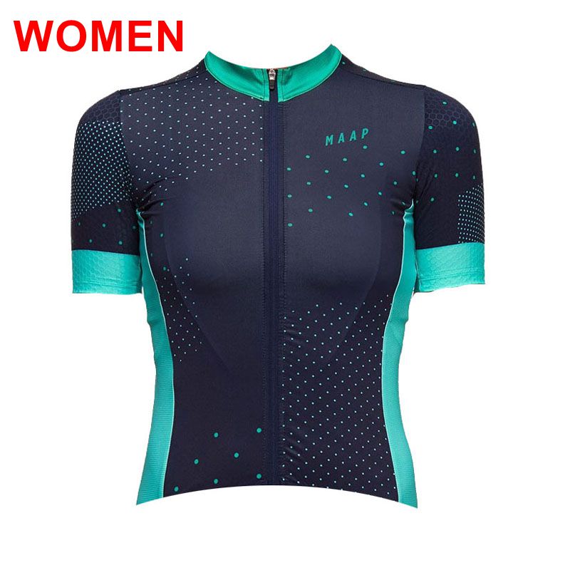 Women New Cycling Jersey Maap Team summer bike shirts quick dry road bicycle Outfits short sleeve outdoor sports uniform cycle clothes Y0717, 06 
Women New Cycling Jersey Maap Team summer bike shirts quick dry road bicycle Outfits short sleeve outdoor sports uniform cycle clothes Y0717, 06
