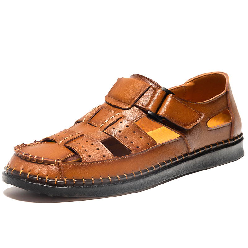 Male Casual Size Breathable Beach Natural Leather Sandals Cover Toe Zapatos Hombre Mans O52x, Picture color
Male Casual Size Breathable Beach Natural Leather Sandals Cover Toe Zapatos Hombre Mans O52x, Picture color