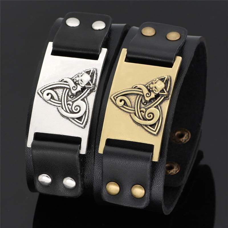 Nordic Vintage Wide Leather Adjustable Couple Bangle Wolf Head Women Charm Bracelet Jewelry Retro Punk Cuff Bracelets Wristband
Nordic Vintage Wide Leather Adjustable Couple Bangle Wolf Head Women Charm Bracelet Jewelry Retro Punk Cuff Bracelets Wristband