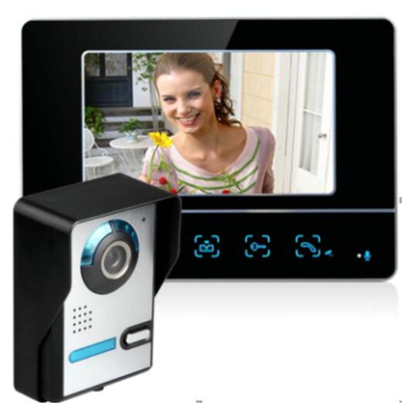 7 Inch Touch Keypad 700 TVL Two Way Intercom Video Door Phone