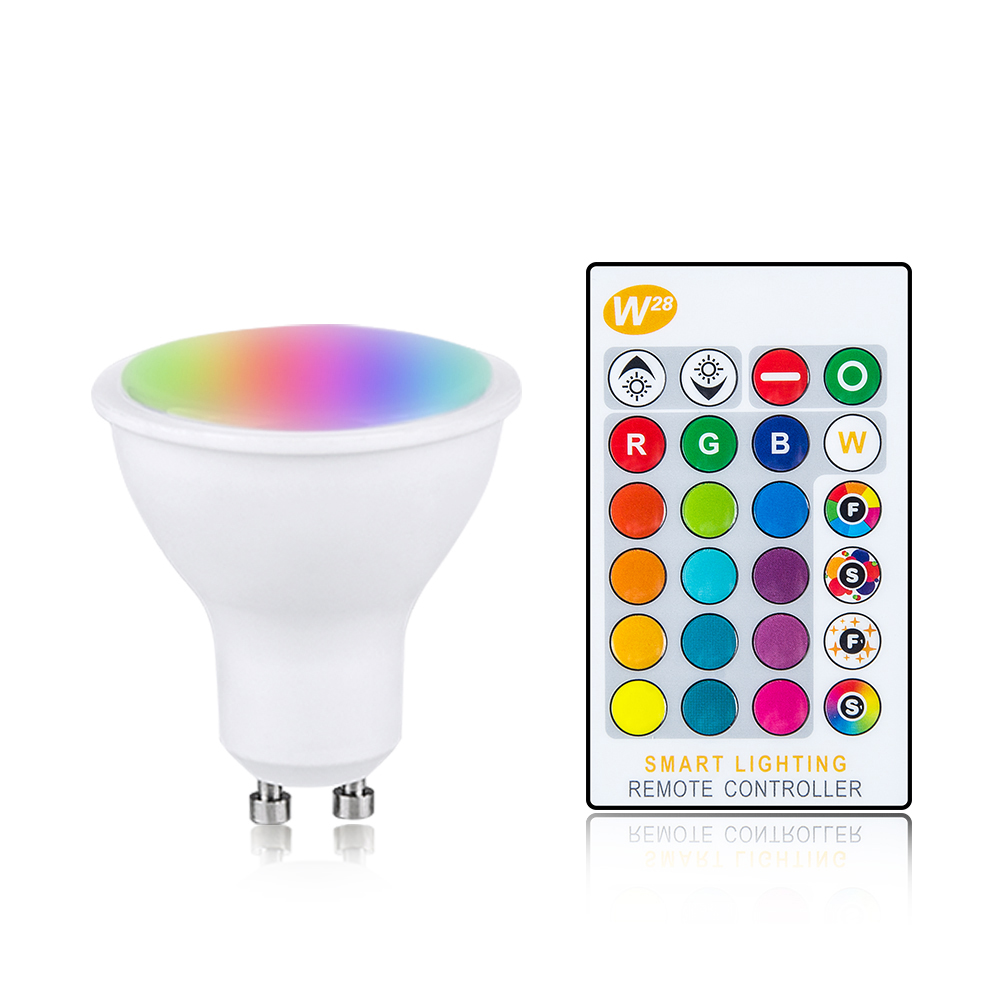 

Magic RGB LED Light Bulb GU10 E27 B22 AC85-265V Smart Lighting Lamp Color Change Dimmable With IR Remote Controller 10W 15W 20W Light