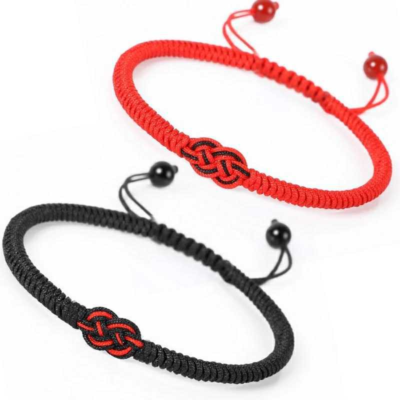 Handmade Love Knot Lucky Prayer Bracelets Ethnic Red Black Tibetan Buddhist Braided Rope Bracelet For Men Women Handmade Weave B 69 K2
Handmade Love Knot Lucky Prayer Bracelets Ethnic Red Black Tibetan Buddhist Braided Rope Bracelet For Men Women Handmade Weave B 69 K2