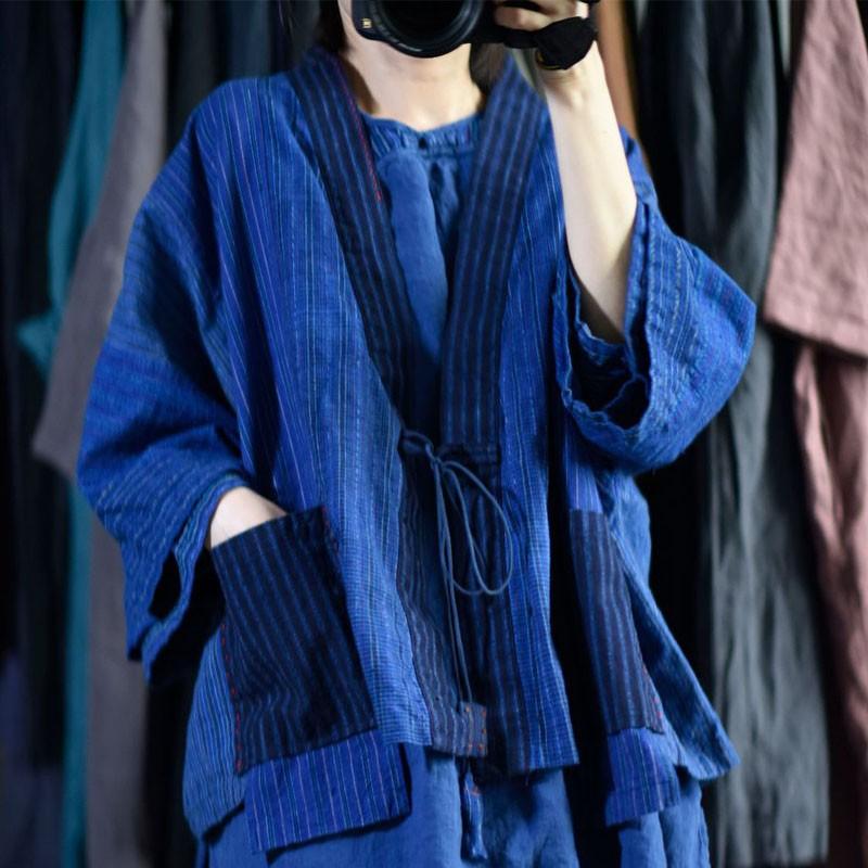 Johnature Autumn Retro Patchwork Striped Lace Up Cardigan Coats 2020 New Cotton Linen Comfortable All-match Women Fashion Jacket, Blue
Johnature Autumn Retro Patchwork Striped Lace Up Cardigan Coats 2020 New Cotton Linen Comfortable All-match Women Fashion Jacket, Blue