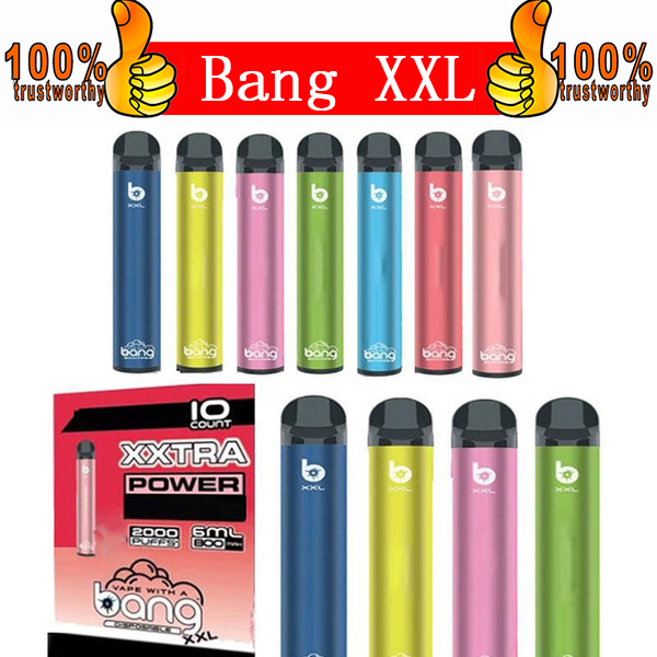 Bang XXL 2000 Puffs Disposable Vape Pod Device Bang XXL Cartridge 6mL Pre-Filled Disposable Vapes Pods VS Puff bars
Bang XXL 2000 Puffs Disposable Vape Pod Device Bang XXL Cartridge 6mL Pre-Filled Disposable Vapes Pods VS Puff bars