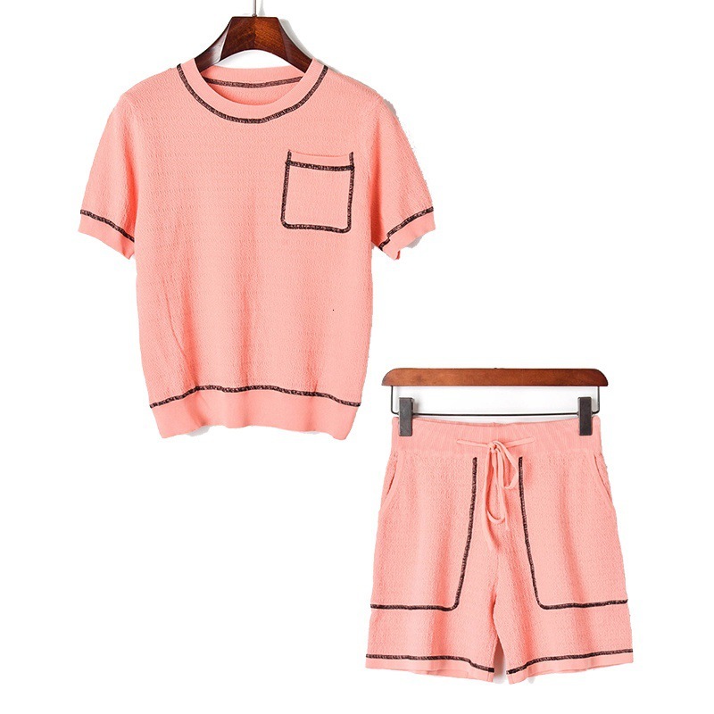 New Fashionable 2021 Two-piece Tuesdays Malha Pocket T-shirt of Summer Women Shorts Conjunctional Women's Solid Clothes Candy Pullover 1bvw, Pink.
New Fashionable 2021 Two-piece Tuesdays Malha Pocket T-shirt of Summer Women Shorts Conjunctional Women's Solid Clothes Candy Pullover 1bvw, Pink.