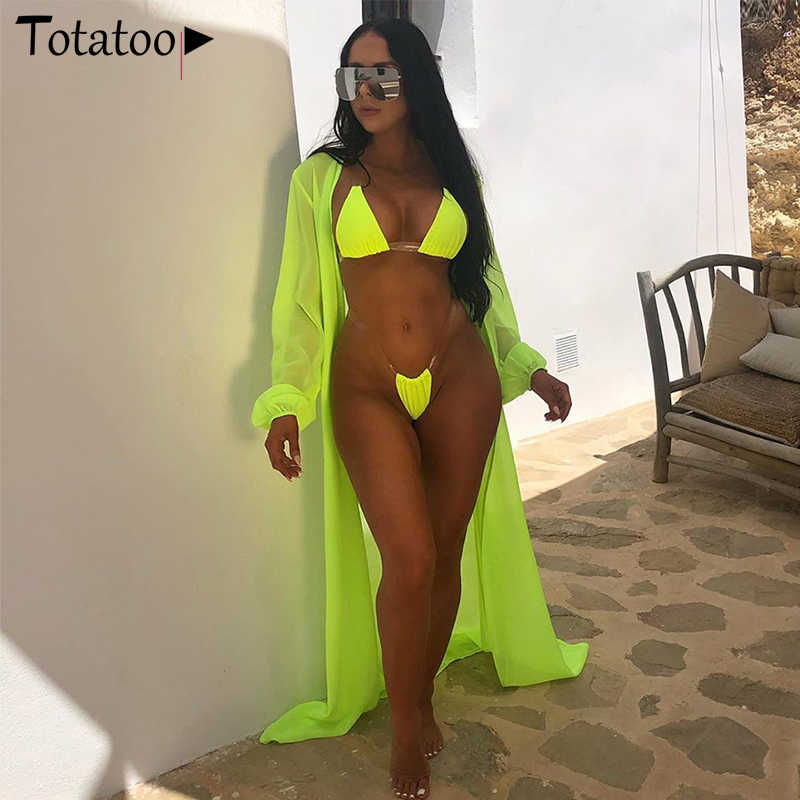 Novgirl Fashion 3 Piece Set Bikini Women 2019 Summer Transparent Strap Swimwear and Long Chiffon Cover Up Outfit Beach Suit Neon, Red
Novgirl Fashion 3 Piece Set Bikini Women 2019 Summer Transparent Strap Swimwear and Long Chiffon Cover Up Outfit Beach Suit Neon, Red