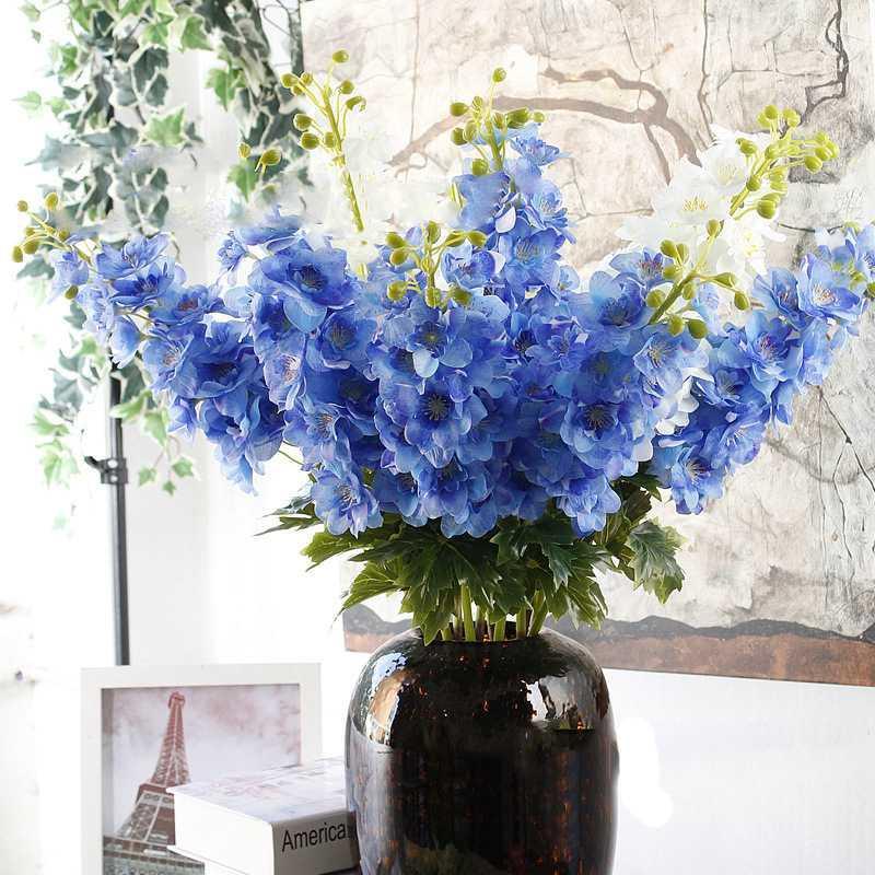 80cm Real Touch Delphinium Flower Latex Long Branch Wedding Home Decoration Fake Flower1, Blue
80cm Real Touch Delphinium Flower Latex Long Branch Wedding Home Decoration Fake Flower1, Blue