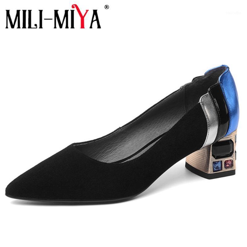 MILI-MIYA Fashion Women Pumps Slip-On Crystal Heels Pointed Toe Mixed Colors Spring/Autumn Office&Career Shoes Big Size 34-421, Blue
MILI-MIYA Fashion Women Pumps Slip-On Crystal Heels Pointed Toe Mixed Colors Spring/Autumn Office&Career Shoes Big Size 34-421, Blue