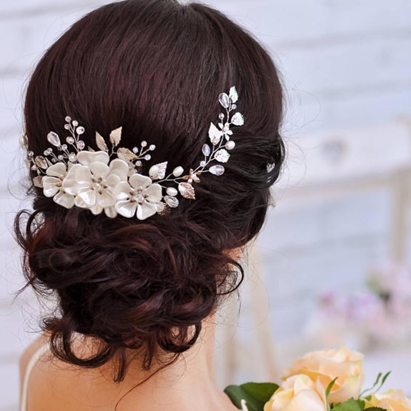 Hair Clips & Barrettes Handmade Pearl Tiara White Leaf Flower Wedding Headband For Women Bridal Romantic Jewelry Accessories
Hair Clips & Barrettes Handmade Pearl Tiara White Leaf Flower Wedding Headband For Women Bridal Romantic Jewelry Accessories
