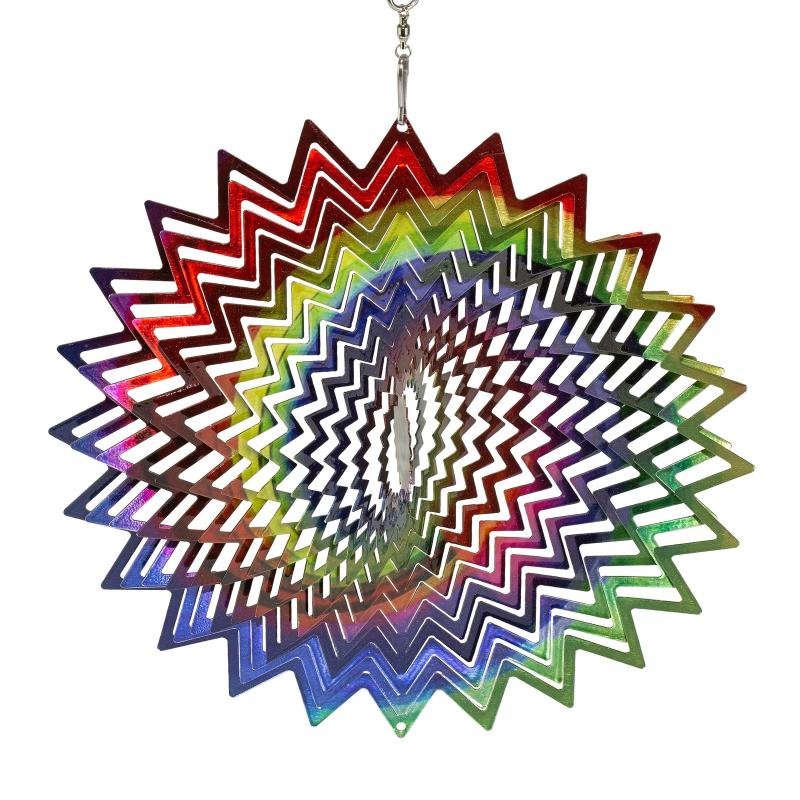 3D Rotating Wind Spinner Silent Hollow Wind Chime Stainless Steel Indoor Window Hanging Ornament Crafts Garden Yard Decoration
3D Rotating Wind Spinner Silent Hollow Wind Chime Stainless Steel Indoor Window Hanging Ornament Crafts Garden Yard Decoration