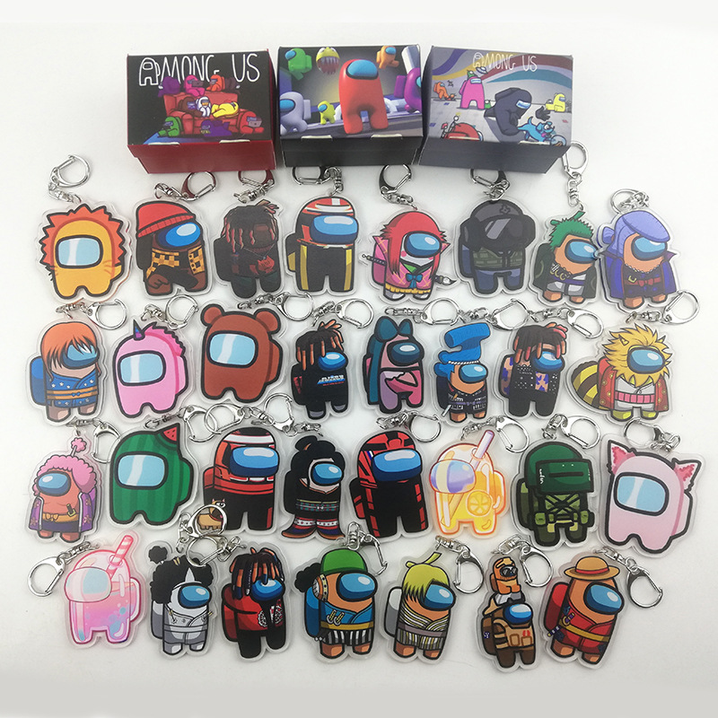 1pc Games Metal Style NEW Among Us Keychain Xmas Gift Games Keychains for Car Key Decoration Cartoon Toys AmongUs Key Chain
1pc Games Metal Style NEW Among Us Keychain Xmas Gift Games Keychains for Car Key Decoration Cartoon Toys AmongUs Key Chain