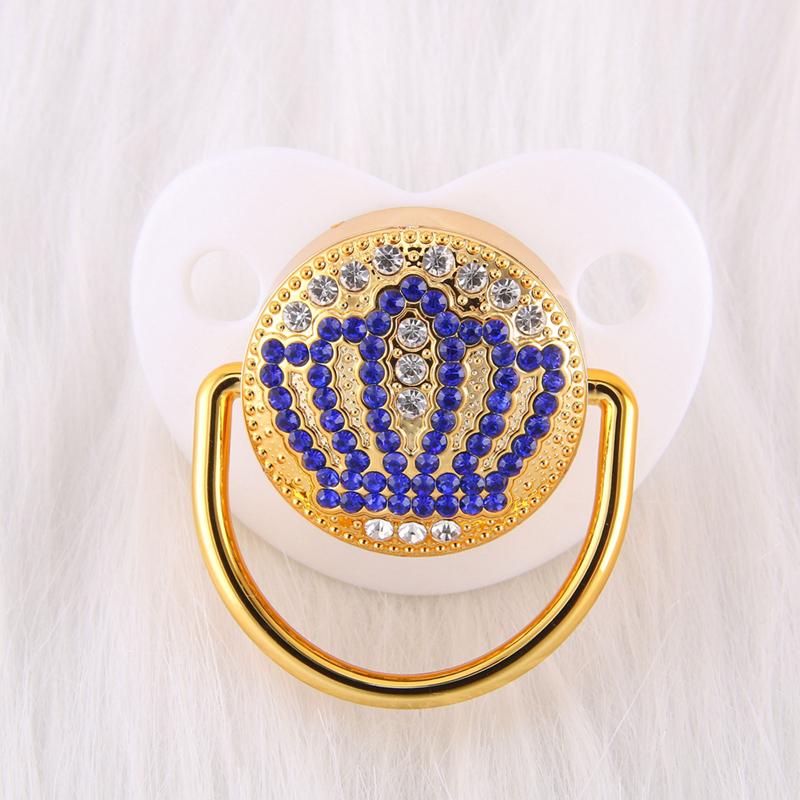 0-18 Months Luxury Crown Diamond Baby Bling Bling Pacifier Infant Soother Newborn Baby Boy Girl For Shower Gift Chupete Bebé
0-18 Months Luxury Crown Diamond Baby Bling Bling Pacifier Infant Soother Newborn Baby Boy Girl For Shower Gift Chupete Bebé