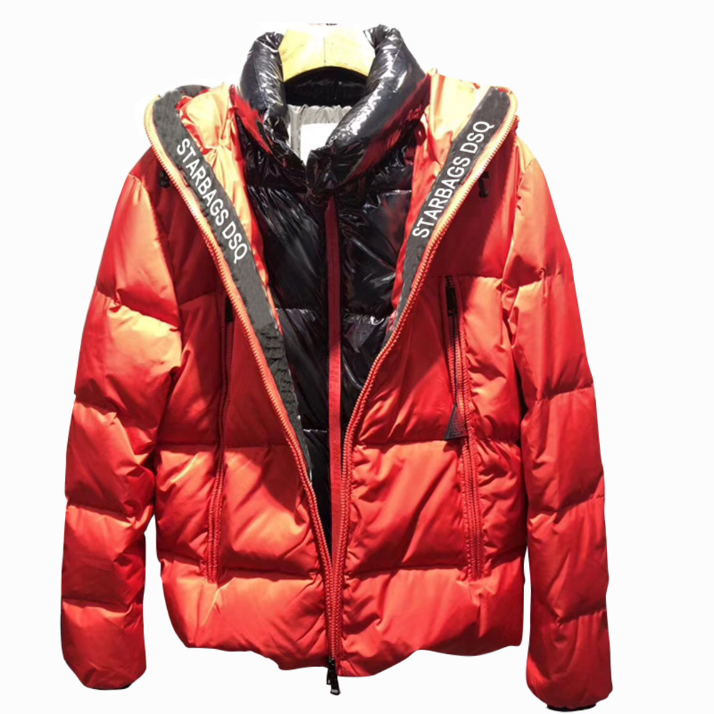 Starbags DSQ Italian original men's down jacket with hat new trend of weight loss in winter 2021 is the handsome white, Black
Starbags DSQ Italian original men's down jacket with hat new trend of weight loss in winter 2021 is the handsome white, Black