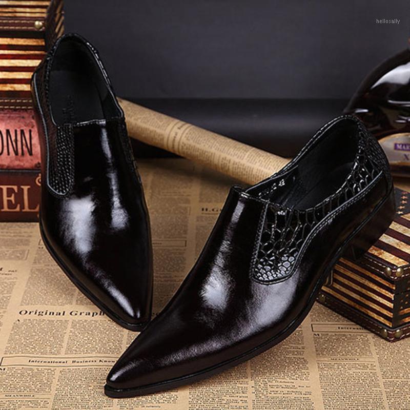 Men's office shoes men formal wedding shoes elegant leather casual wear black pointed men's business leather1, Silver
Men's office shoes men formal wedding shoes elegant leather casual wear black pointed men's business leather1, Silver