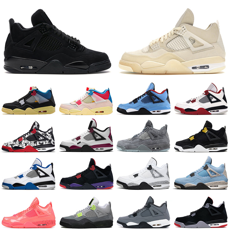 2021 New Arrival 4 4s Sail Basketball Shoes Black Cat Mens Womens Union noir Breed Hot Punch White Cement Off Trainers Sneakers 36-47, D8 white cement 36-47
2021 New Arrival 4 4s Sail Basketball Shoes Black Cat Mens Womens Union noir Breed Hot Punch White Cement Off Trainers Sneakers 36-47, D8 white cement 36-47