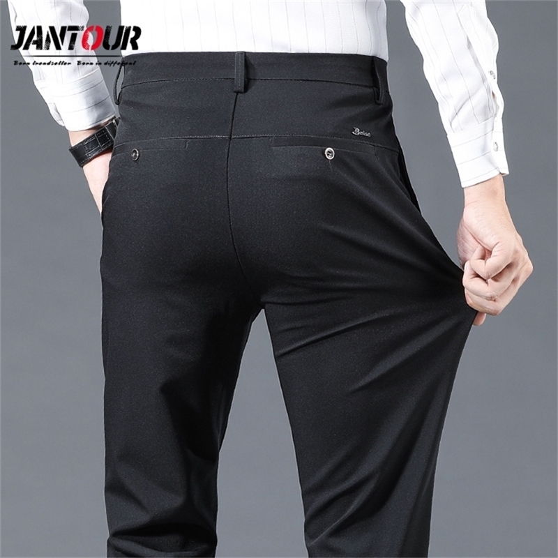Jantour Fashions Brand Autumn Winter Pants Men Classic Mens Black Business Cotton Elasticity Casual Trousers Big Size 28- 40 201113, Blue
Jantour Fashions Brand Autumn Winter Pants Men Classic Mens Black Business Cotton Elasticity Casual Trousers Big Size 28- 40 201113, Blue