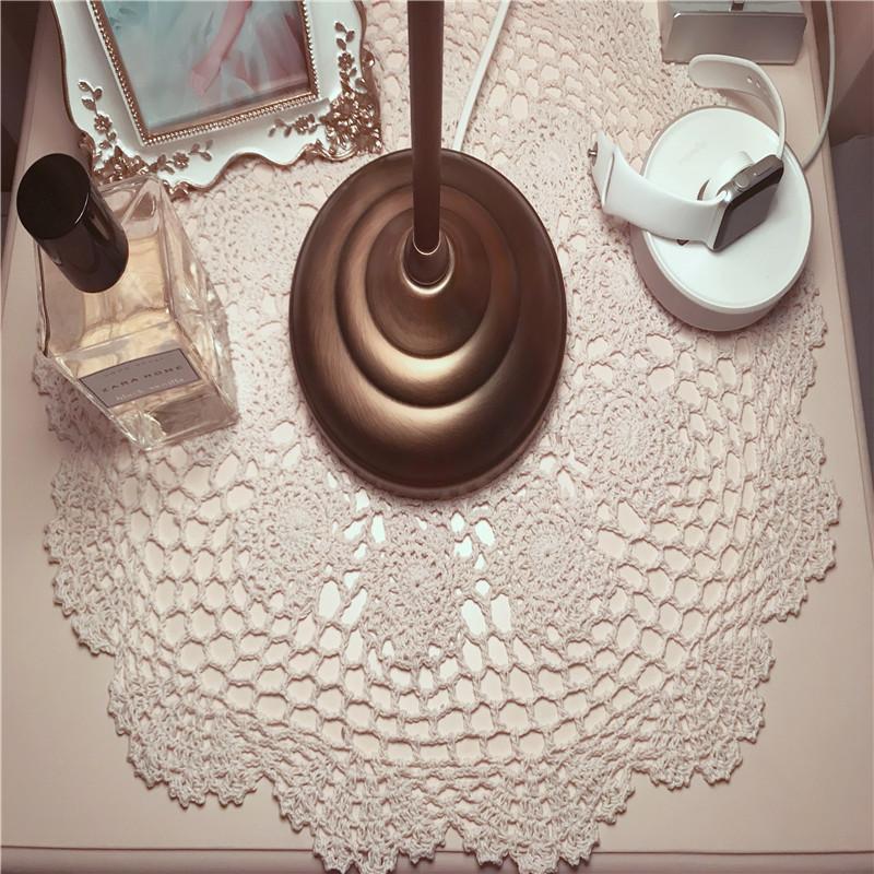 Free Shipping Pastoral Handmade Crocheted Diameter 35 40 45 50cm white/beige Tablecloth Table Cover palce mat cup mat
Free Shipping Pastoral Handmade Crocheted Diameter 35 40 45 50cm white/beige Tablecloth Table Cover palce mat cup mat