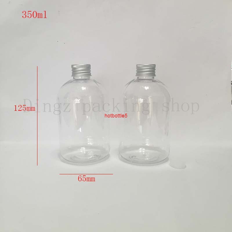 30pcs,350ml empty Transparent plastic PET bottle Cosmetic container Aluminum cap Liquid pluggood quality
30pcs,350ml empty Transparent plastic PET bottle Cosmetic container Aluminum cap Liquid pluggood quality