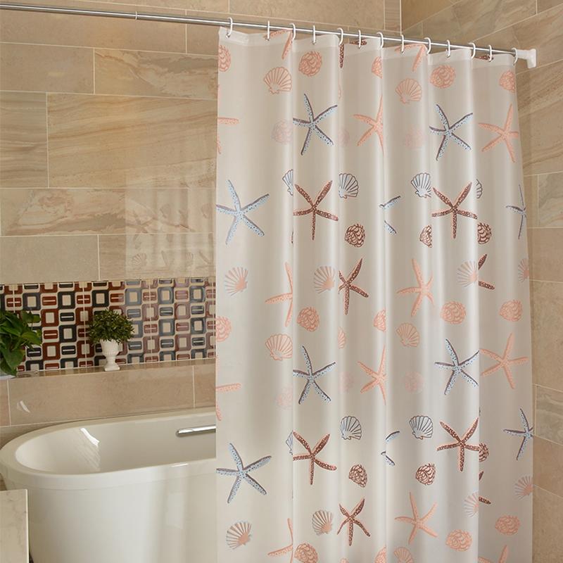 Modern Shower Curtain Waterproof Mildew PEVA Shower Curtains Starfish Seaside Style Bath Curtain for Bathroom Room
Modern Shower Curtain Waterproof Mildew PEVA Shower Curtains Starfish Seaside Style Bath Curtain for Bathroom Room