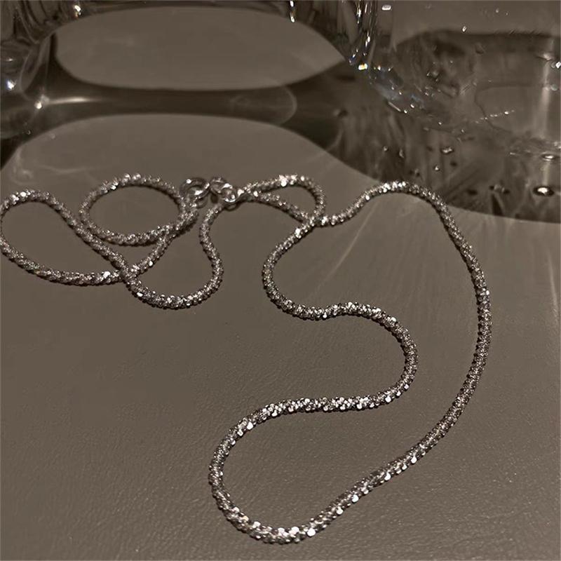 Korea Fashion shiny gold silver color Metal chic Chain Choker Necklace for Women girls Party aesthetic Jewelry Accessories
Korea Fashion shiny gold silver color Metal chic Chain Choker Necklace for Women girls Party aesthetic Jewelry Accessories