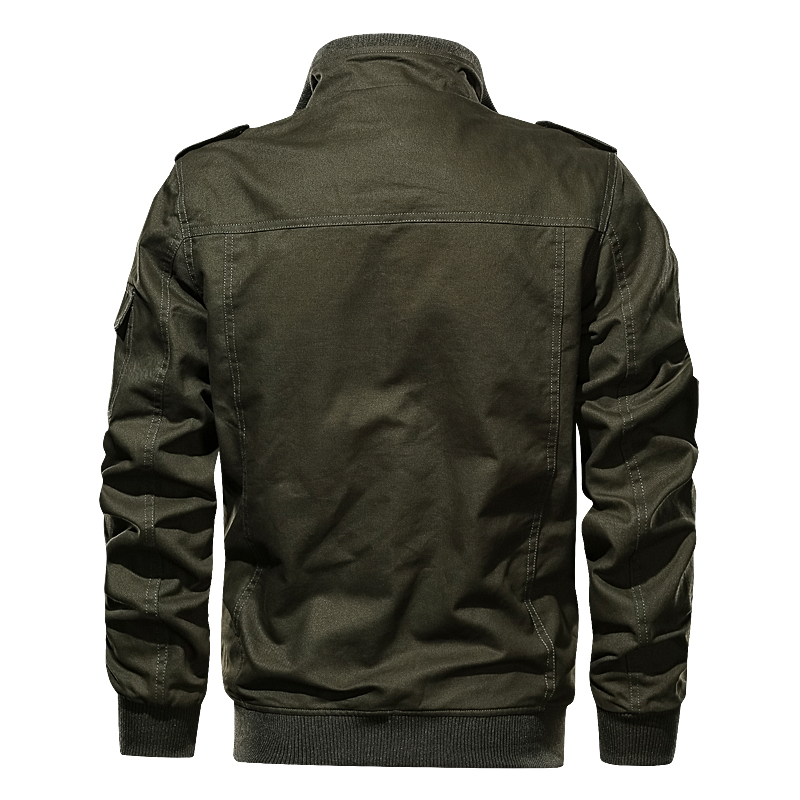Plus Size Military Jacket Men Spring Autumn Cotton Pilot Jacket Coat Army Men's Bomber Jackets Cargo Flight Jacket Male 6XL 201218