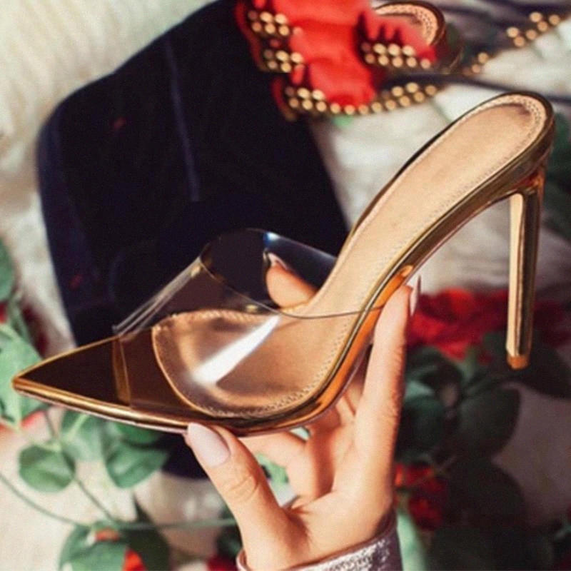 Woman Transparent Slippers Women's Sexy Thin High Heels Ladies Pointed Toe Pumps Women Fashion Slides Female Footwear #ck8k, Black
Woman Transparent Slippers Women's Sexy Thin High Heels Ladies Pointed Toe Pumps Women Fashion Slides Female Footwear #ck8k, Black