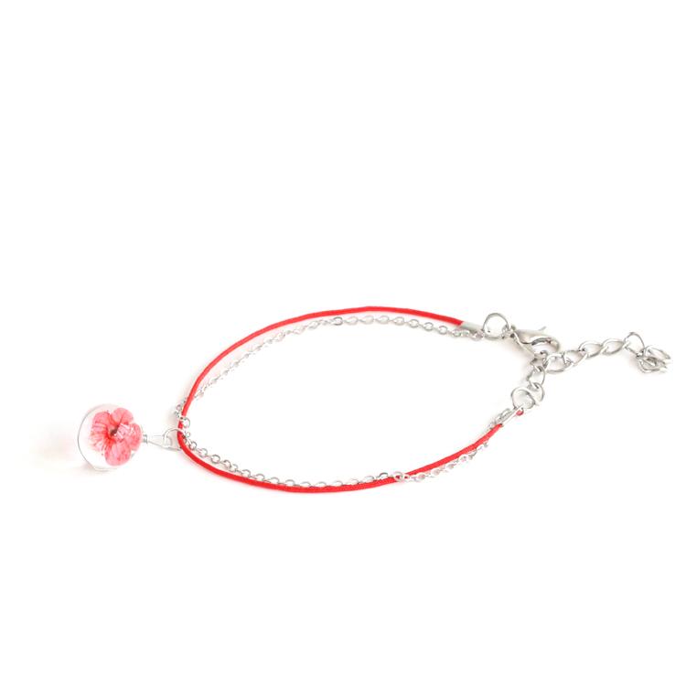 Fashion Dried Flower Bracelet Bohemia Jewelry 100% Handmade Bracelet for Women Gift Glass Red Rope Gift Small Jewelry
Fashion Dried Flower Bracelet Bohemia Jewelry 100% Handmade Bracelet for Women Gift Glass Red Rope Gift Small Jewelry