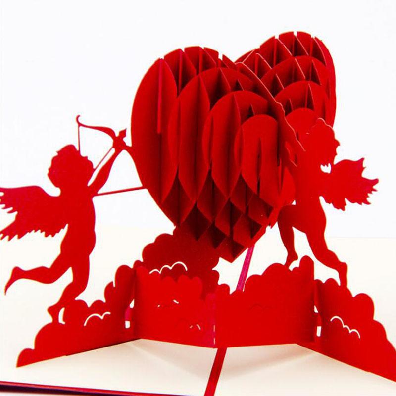 3D Paper Sculpture Folding Invitation Card Cupid Decorative Crafts Wedding Event Party Supplies Gift Wedding Invitations
3D Paper Sculpture Folding Invitation Card Cupid Decorative Crafts Wedding Event Party Supplies Gift Wedding Invitations