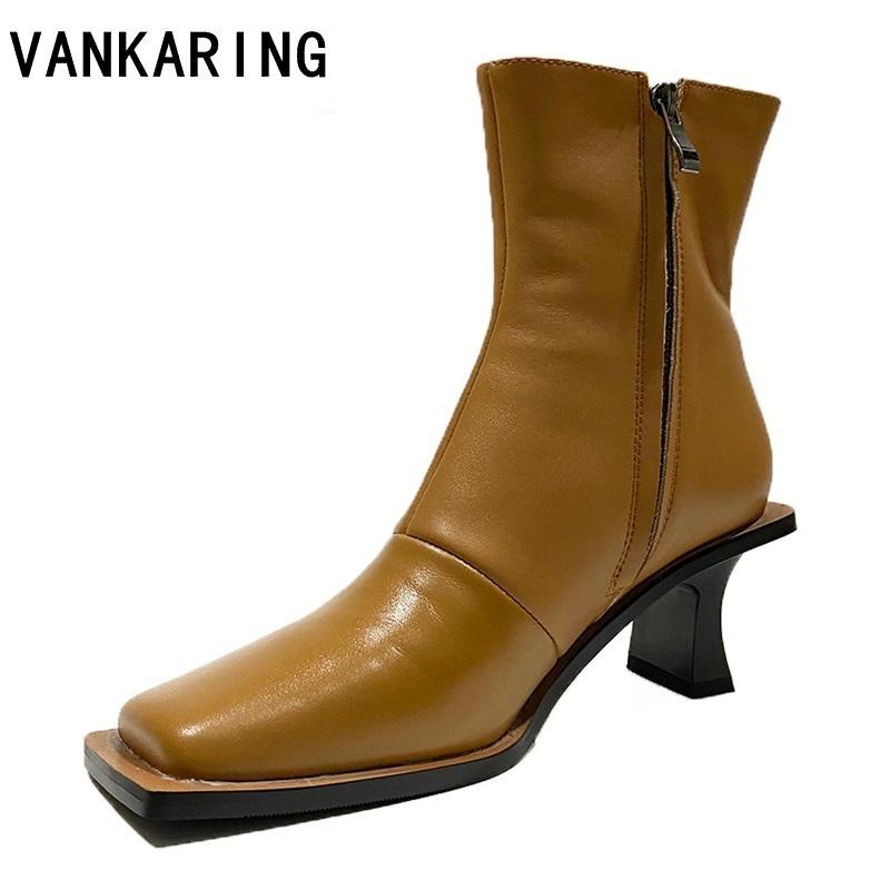 black brown square toe women ankle boots high heel riding boot female slim boots fashion spike heels zipper ankle botas
black brown square toe women ankle boots high heel riding boot female slim boots fashion spike heels zipper ankle botas