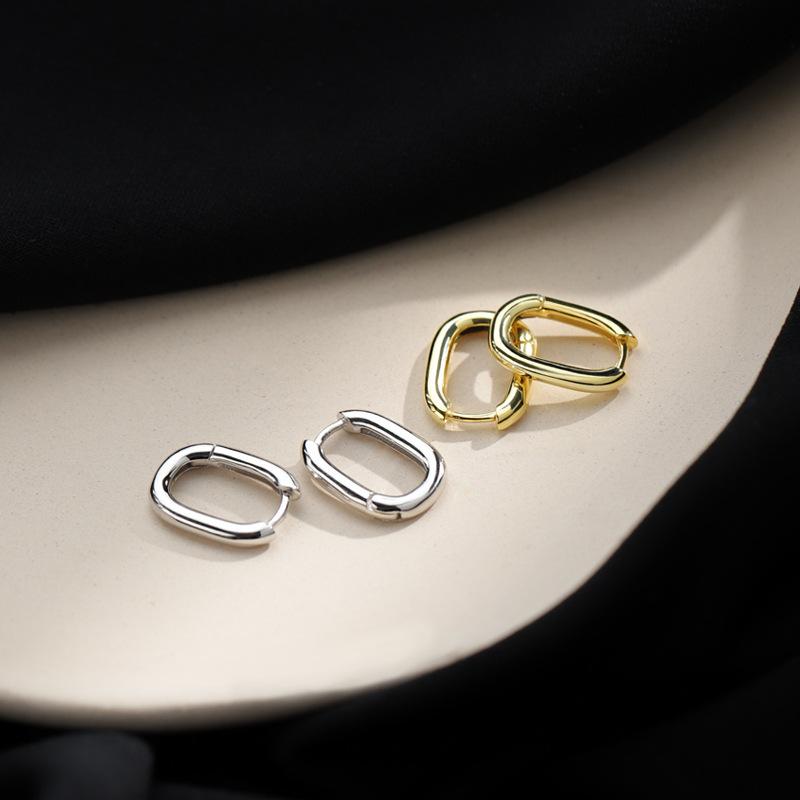 Stud LouLeur 925 Sterling Silver U Oval Earrings Gold Vintage Geometric Creative Simple Wild Chic For Women Jewelry Gift
Stud LouLeur 925 Sterling Silver U Oval Earrings Gold Vintage Geometric Creative Simple Wild Chic For Women Jewelry Gift