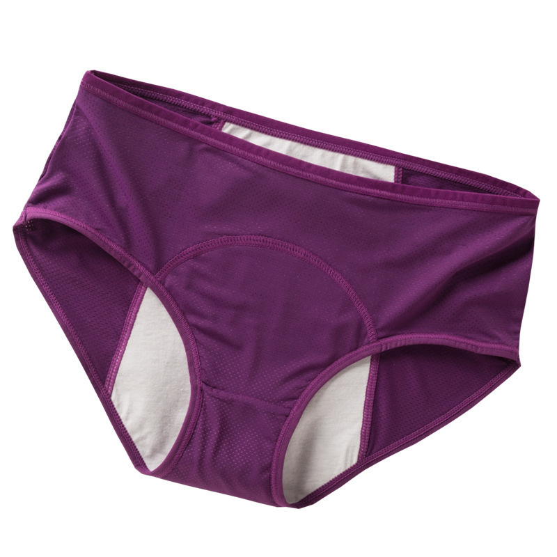 3pcs Period Panties Menstruation Women Underwear Plus Size L-6XL Menstrual Pants Organic Cotton Panty Leak Proof Female Briefs 201112