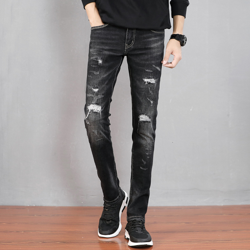2021 New Black Torn Men's Distressed Jeans Male Stretch Classic Fashion Hole Streetwear Casual Denies Cowboy Pants in a Straight Line 5l5k
2021 New Black Torn Men's Distressed Jeans Male Stretch Classic Fashion Hole Streetwear Casual Denies Cowboy Pants in a Straight Line 5l5k