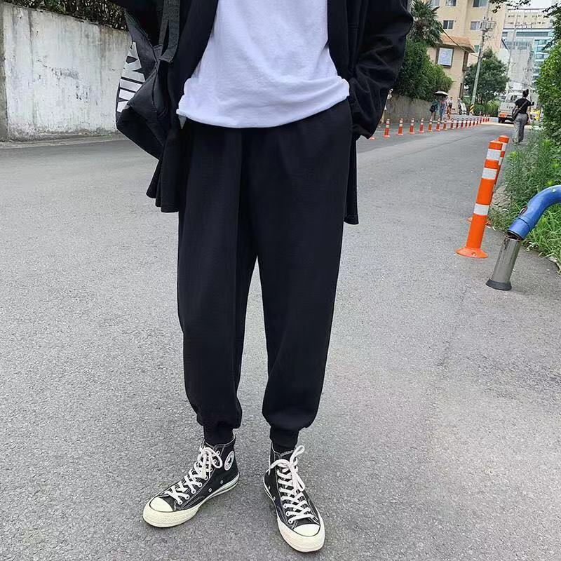 Trend Spring Ins Pants Male Students Korean Version Loose Straight Tube Corset Capris Men's Sports Pants, T49 gray regular high quality version
Trend Spring Ins Pants Male Students Korean Version Loose Straight Tube Corset Capris Men's Sports Pants, T49 gray regular high quality version