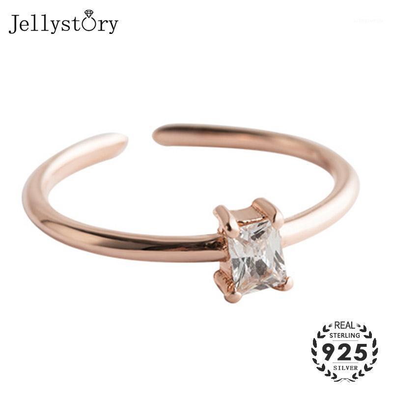 Cluster Rings Jellystory 100% 925 Sterling Silver Open With Rectangle Zircon Gemstones For Women Fashion Fine Jewelry Ring Wedding Gifts, Golden;silver
Cluster Rings Jellystory 100% 925 Sterling Silver Open With Rectangle Zircon Gemstones For Women Fashion Fine Jewelry Ring Wedding Gifts, Golden;silver