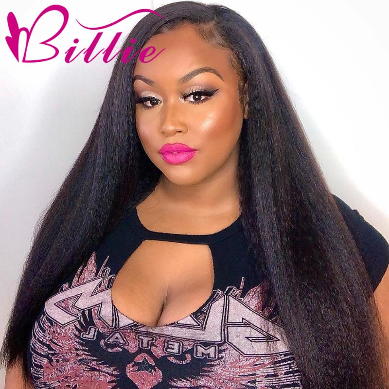 Glueless BILLIE Kinky Straight Lace Closure Wigs Human Hair For Black Women Pre Plucked Brazilian Yaki LaceFront Wig, As pic
Glueless BILLIE Kinky Straight Lace Closure Wigs Human Hair For Black Women Pre Plucked Brazilian Yaki LaceFront Wig, As pic