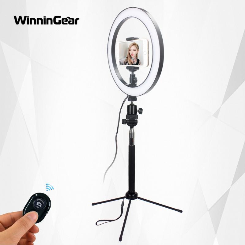 26cm 10inch Dimmable LED Ring Light Selfie Ring Lamp with Phone Clip Selfie Stick Tripod for YouTube Photo Shooting Live TikTok
26cm 10inch Dimmable LED Ring Light Selfie Ring Lamp with Phone Clip Selfie Stick Tripod for YouTube Photo Shooting Live TikTok