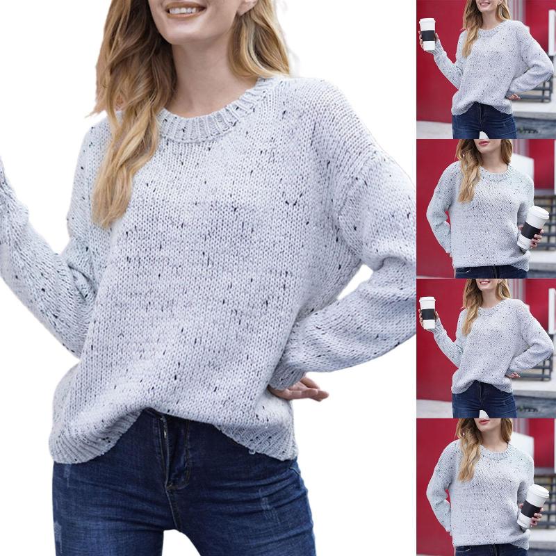 Hot Autumn Winter Women Loose Long Sleeve O-Neck Pullover Sweaters Knit Jumpers Tops, Grey
Hot Autumn Winter Women Loose Long Sleeve O-Neck Pullover Sweaters Knit Jumpers Tops, Grey