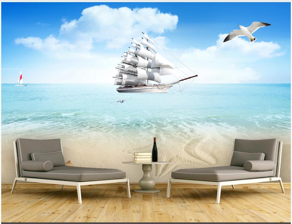 Custom murals 3d photo wallpaper Seascape beach sailing seagull landscape home decor 3d wall murals wallpaper for walls 3 d on the wall, Non-woven
Custom murals 3d photo wallpaper Seascape beach sailing seagull landscape home decor 3d wall murals wallpaper for walls 3 d on the wall, Non-woven