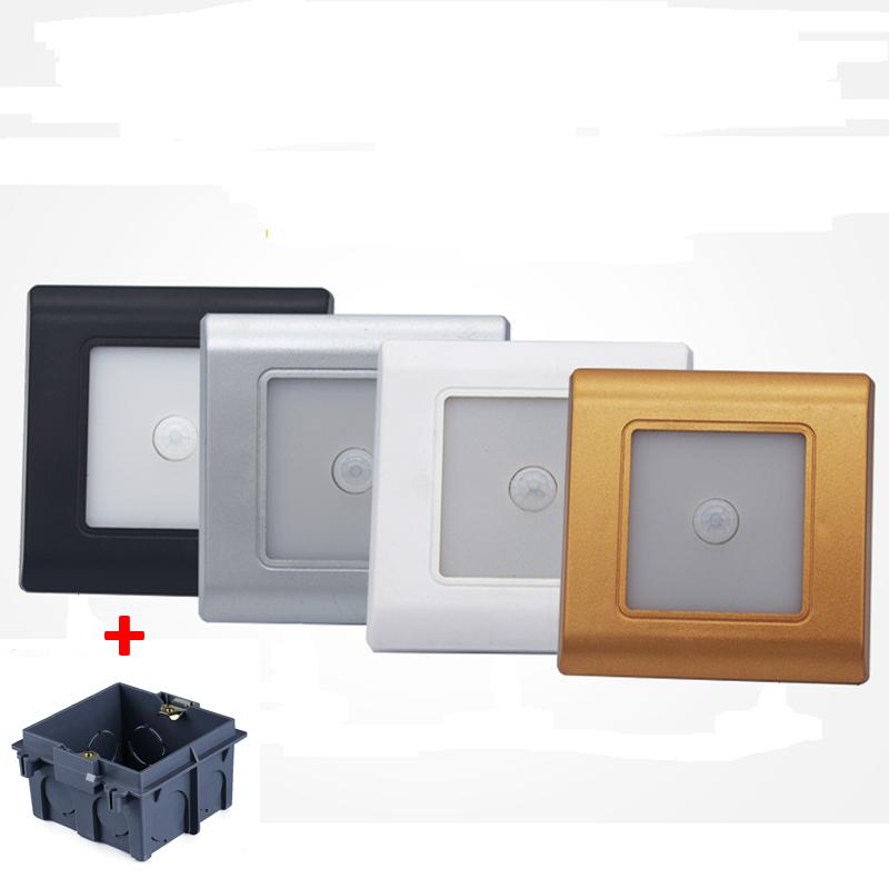0.6w Human Body Infrared Induction Light led stair Step Light led Wall Corner Lamps 220-240V Ladder Sensor + mounting box
0.6w Human Body Infrared Induction Light led stair Step Light led Wall Corner Lamps 220-240V Ladder Sensor + mounting box