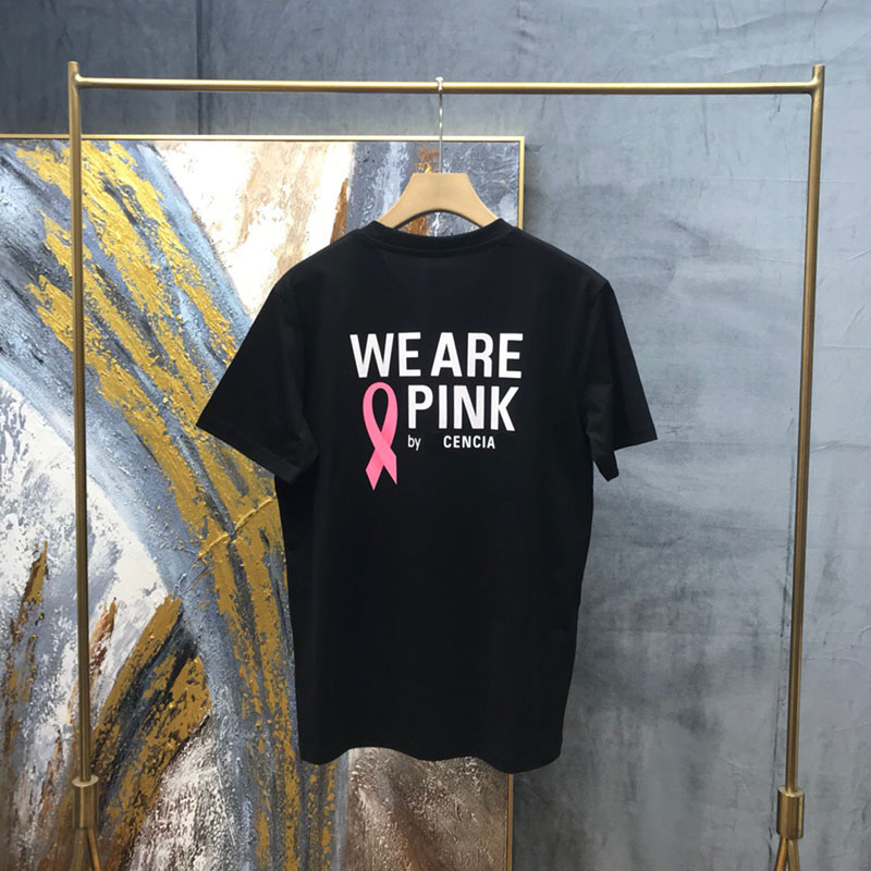 2021 Spring Summer Europe France Paris We Are Pink Print Letter Tshirt Fashion Mens T Shirts Women Clothes Casual Cotton Tee, White;black
2021 Spring Summer Europe France Paris We Are Pink Print Letter Tshirt Fashion Mens T Shirts Women Clothes Casual Cotton Tee, White;black
